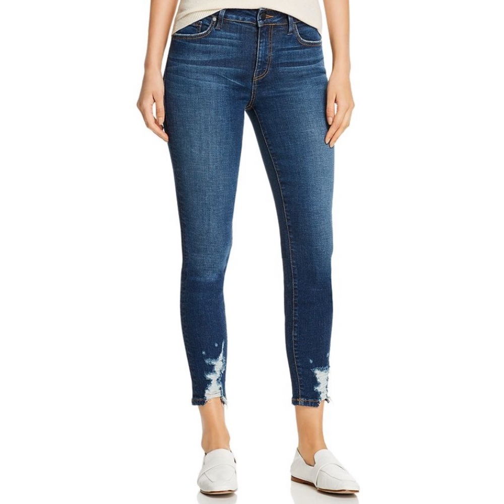 Level 99 Madison Cropped Distressed Jeans